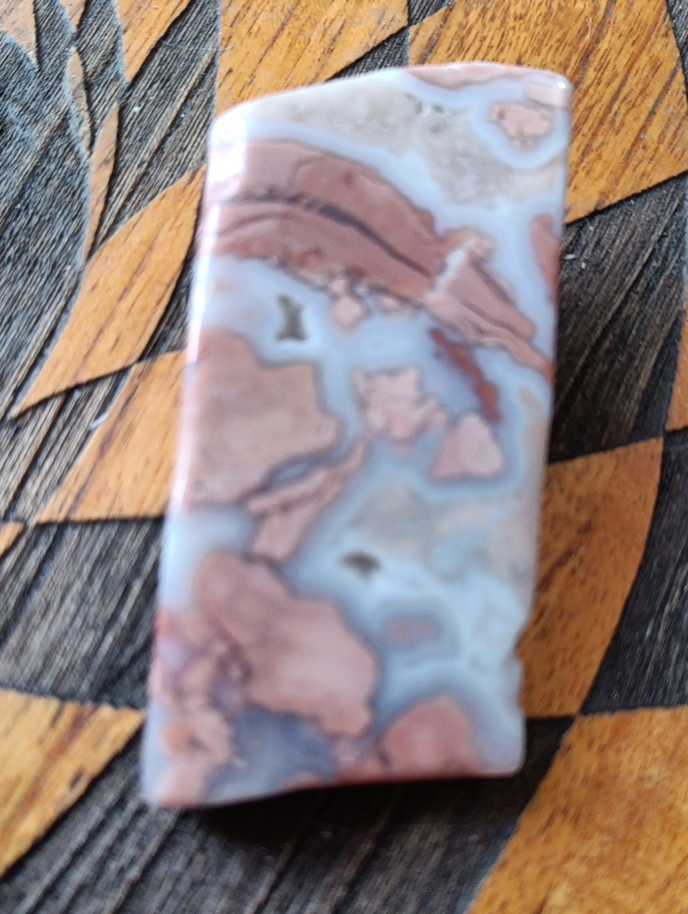 Cotton Candy Agate Crystal Slab